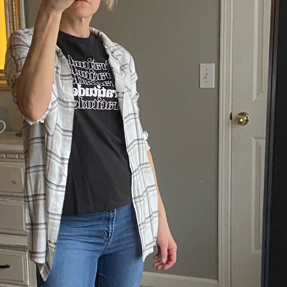 🦄 Cloth and Stone boyfriend shirt